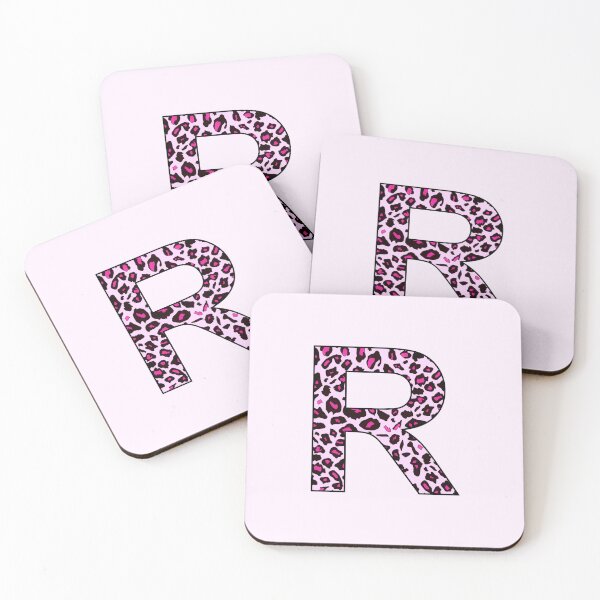 Item preview, Pink Leopard Monogram Letter R - R Initial Customized Custom Personal Name Capital letter designed and sold by inspirationzgal.