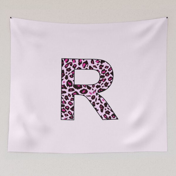 Item preview, Pink Leopard Monogram Letter R - R Initial Customized Custom Personal Name Capital letter designed and sold by inspirationzgal.