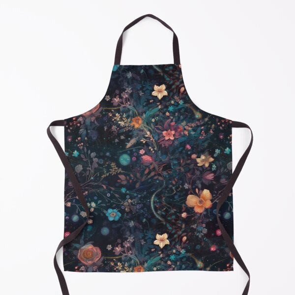 Artikelvorschau, Starlit Blossoms: Celestial Night Sky Meets Enchanted Garden entworfen und verkauft von arbaxas.
