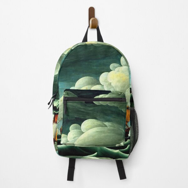 Item preview, Sailing Boats in A Rough Sea - Seascape Theme Throw Pillow designed and sold by Sowari-Pillows.
