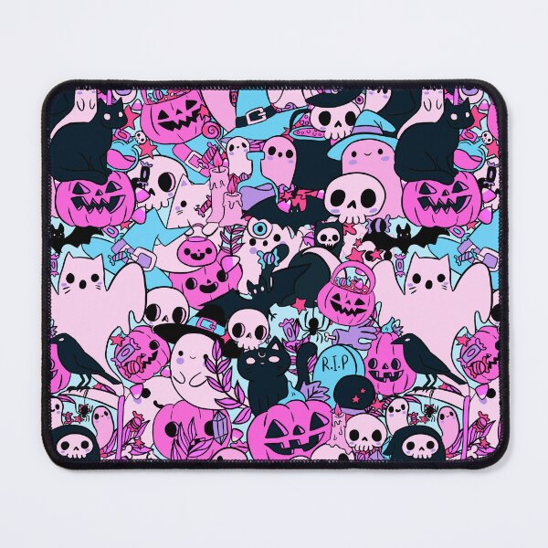 Item preview, Cute full page halloween doodle art pattern  designed and sold by Yarafantasyart.