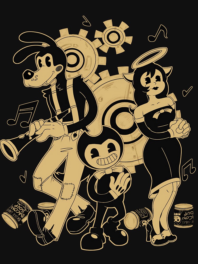 Bendy Ink Demon Concept Art T-Shirt