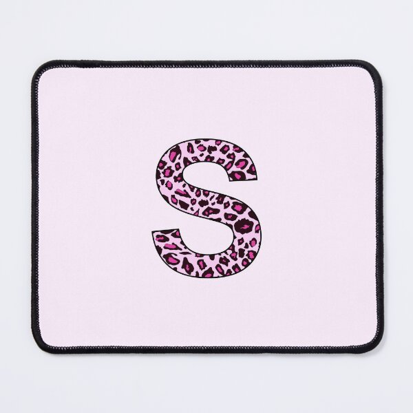 Item preview, Letter S Pink Leopard Monogram S Initial Customized Custom Personal Name Capital letter designed and sold by inspirationzgal.