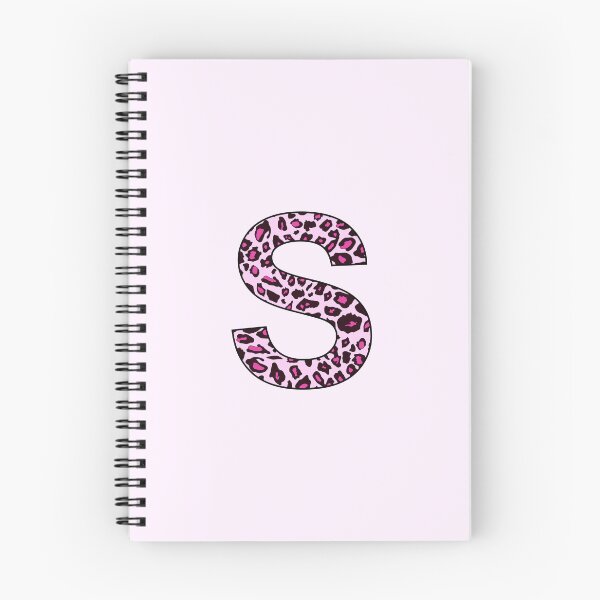 Item preview, Letter S Pink Leopard Monogram S Initial Customized Custom Personal Name Capital letter designed and sold by inspirationzgal.