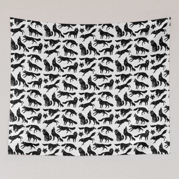 Item preview, Black wolf pattern  designed and sold by Yarafantasyart.