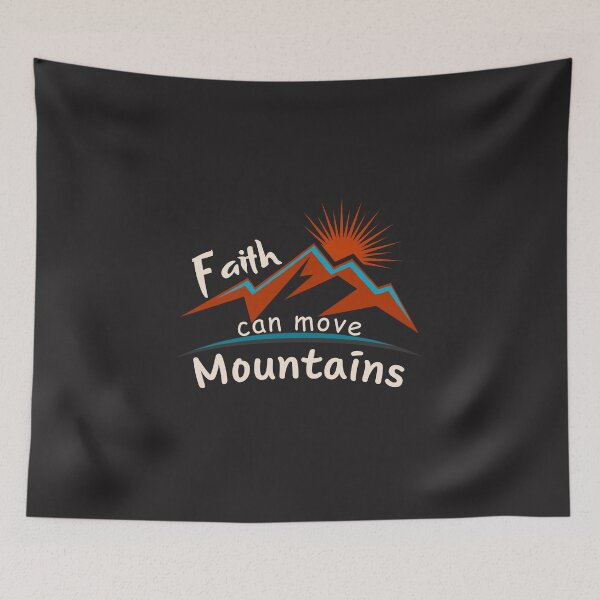 Item preview, Faith Can Move Mountains - Christian tees designed and sold by Encourage2022.