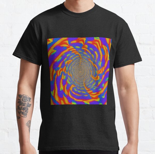 Psychedelic Hypnotic Visual Illusion  Classic T-Shirt