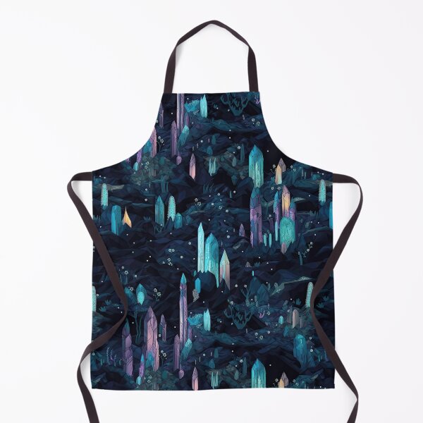 Item preview, Bioluminescent Cave Art - Glowing Stalactites Pattern designed and sold by arbaxas.