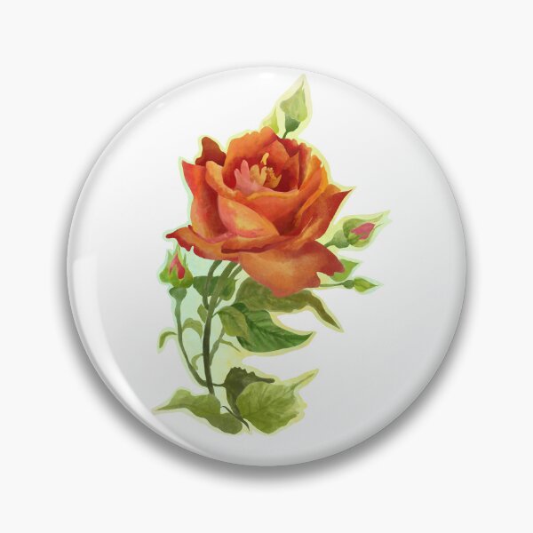 Item preview, Water colour rose designed and sold by AgArtD.