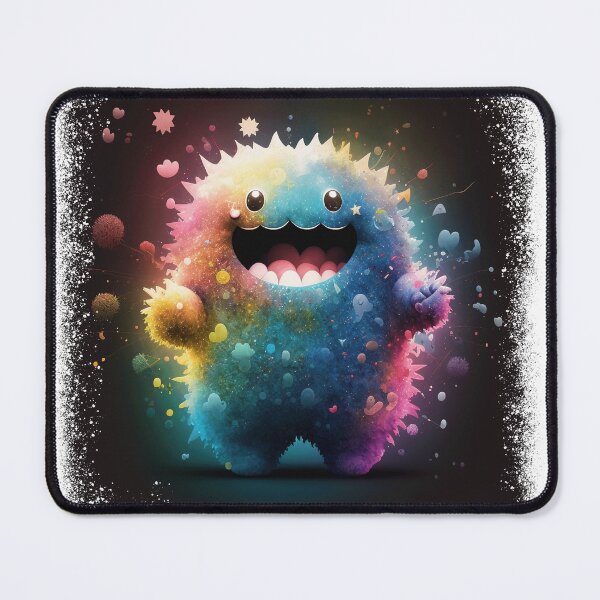 Item preview, Sparkling monster cute gift colorful fur love adorable chuppy designed and sold by Dontobiasshop.
