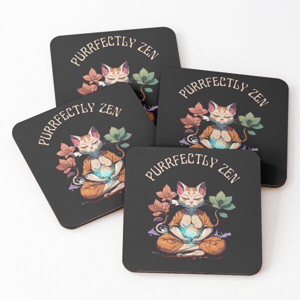 Item preview, PURRFECTLY ZEN, CAT HUMOR designed and sold by R B Chrystal.