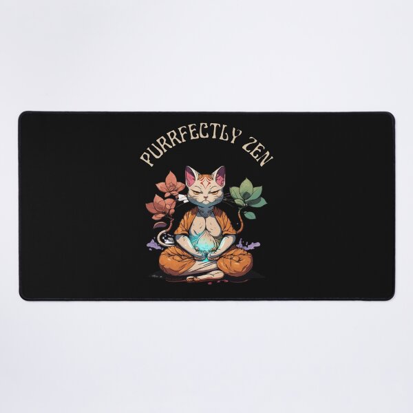 Item preview, PURRFECTLY ZEN, CAT HUMOR designed and sold by R B Chrystal.