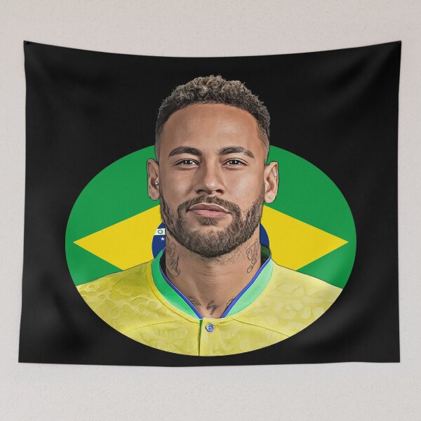 Item preview, Neymar Jr. - The Maestro of the Pitch designed and sold by CartoonStarsStd.