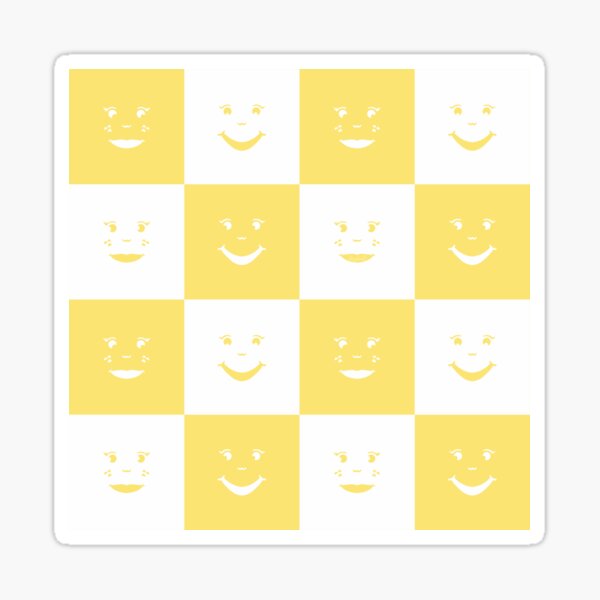 You Make Me Happy, Smiley Face Checkered
