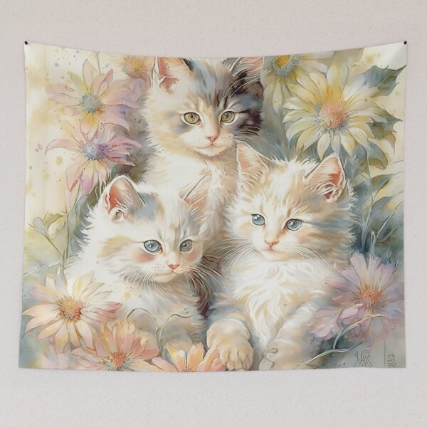 Aperçu de l'œuvre Cuddly Kitten Slumber créée et vendue par SoloSeal.