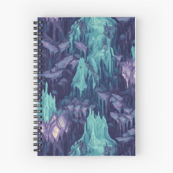 Item preview, adiant Cavern Art - Bioluminescent Stalactites & Crystals designed and sold by arbaxas.