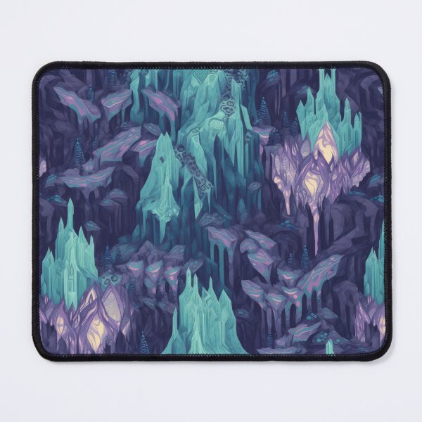 Artikelvorschau, adiant Cavern Art - Bioluminescent Stalactites & Crystals entworfen und verkauft von arbaxas.