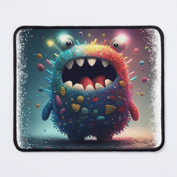 Item preview, Sparkling monster cute gift colorful fur love adorable chuppy designed and sold by Dontobiasshop.