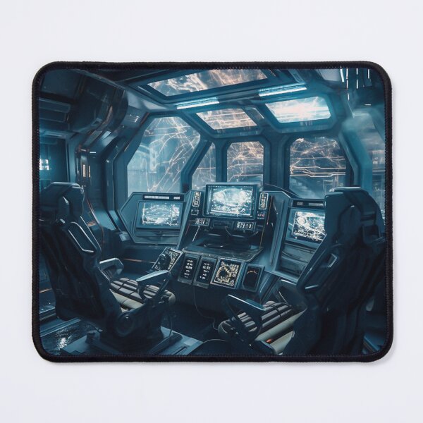 Item preview, Step into the Future with this Space Station Interior View designed and sold by CreationP.
