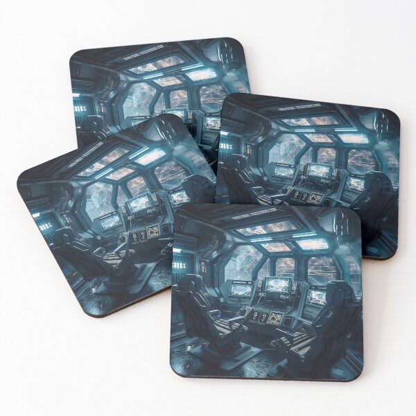 Item preview, Step into the Future with this Space Station Interior View designed and sold by CreationP.