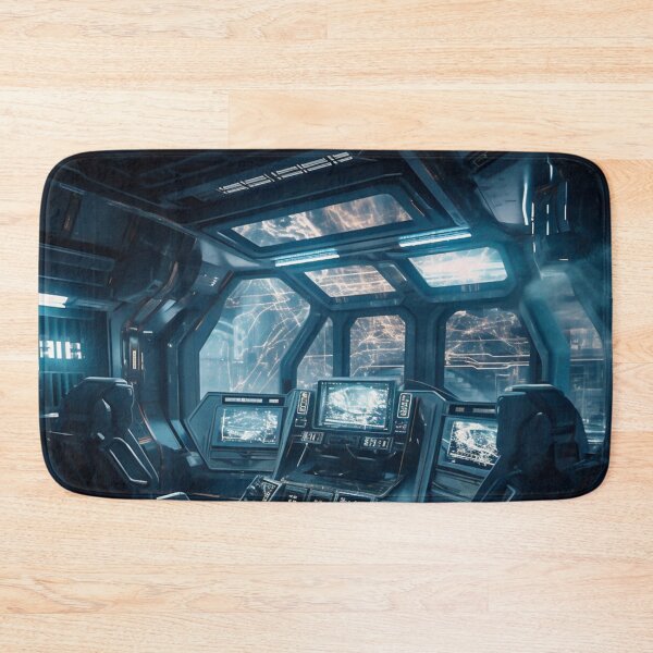 Item preview, Step into the Future with this Space Station Interior View designed and sold by CreationP.
