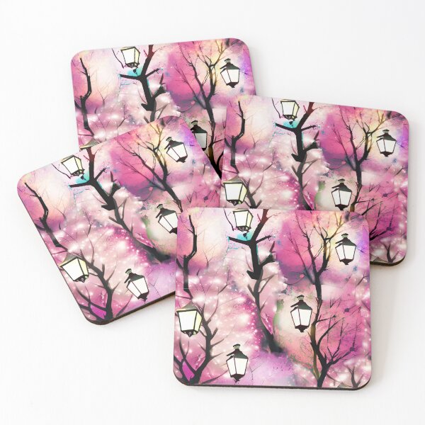 Item preview, sakura, lanterns, spring, evening, atmosphere, intoxication, pink, white, black designed and sold by Maria Mihailova.