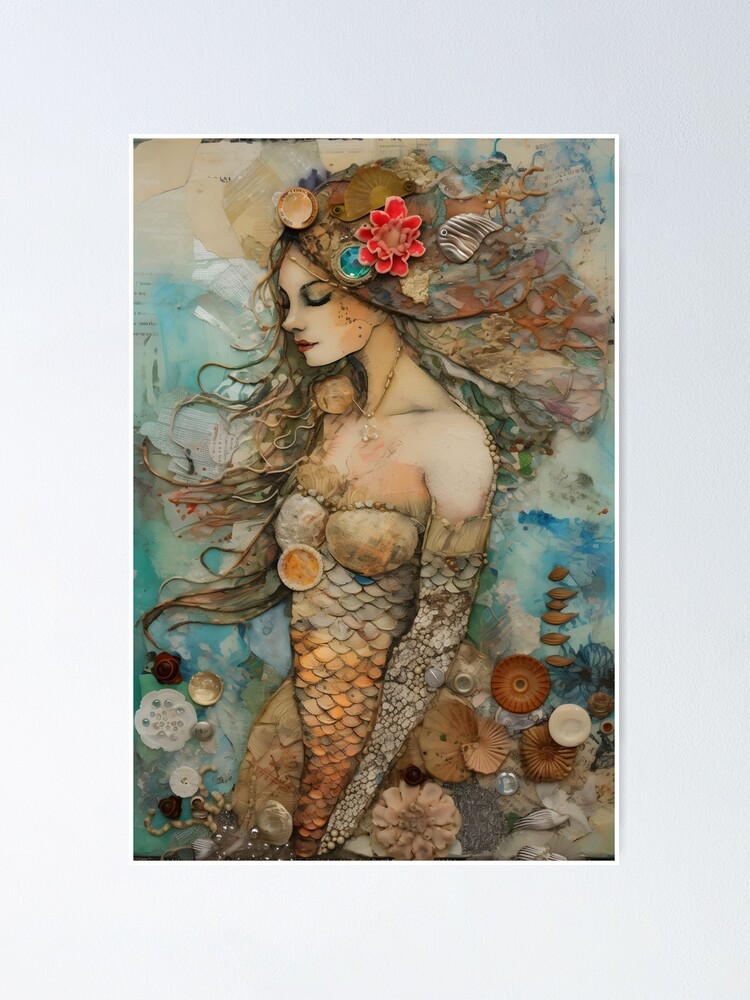 Mermaid | original mixed good media illustration