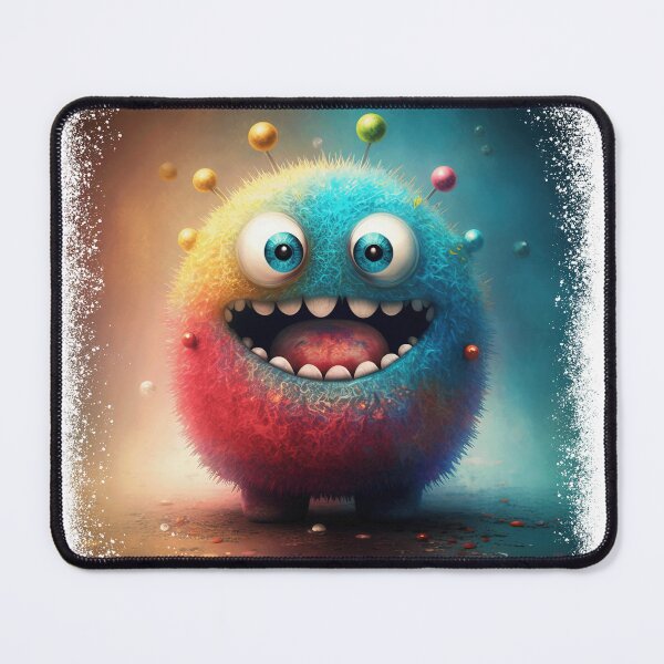 Item preview, Sparkling monster cute gift colorful fur love adorable chuppy designed and sold by Dontobiasshop.