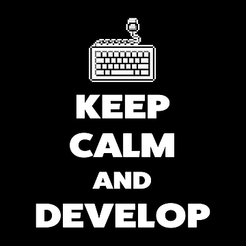 Artwork thumbnail, Keep calm and develop by KeepOnCoding