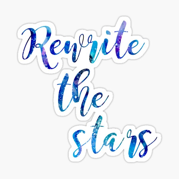 Artikel-Vorschau von "Rewrite The Stars" Blaue und Lila Galaxie, designt und verkauft von thespiandesign.