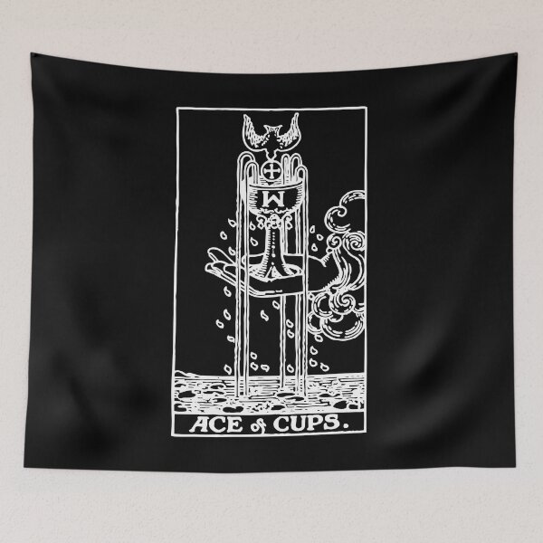 Item preview, Ace of Cups Tarot in white designed and sold by winterwinter.