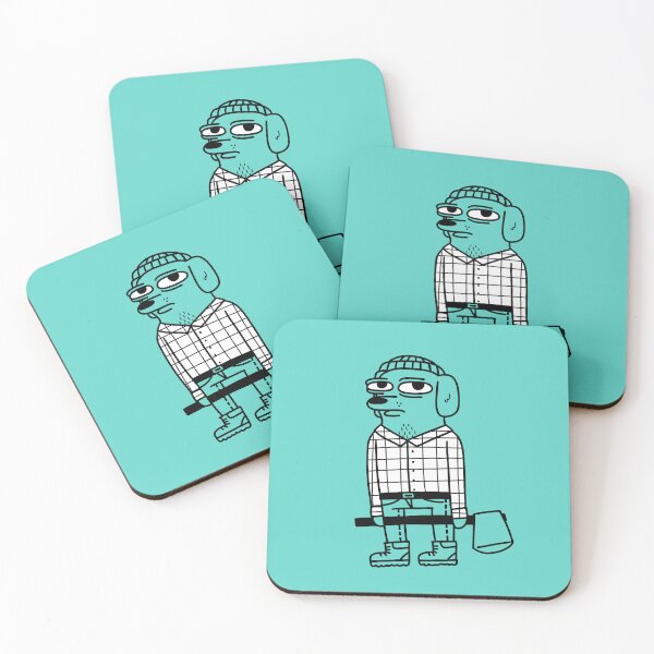 Item preview, Lumberjack hipster dog designed and sold by MrsSt0n3.