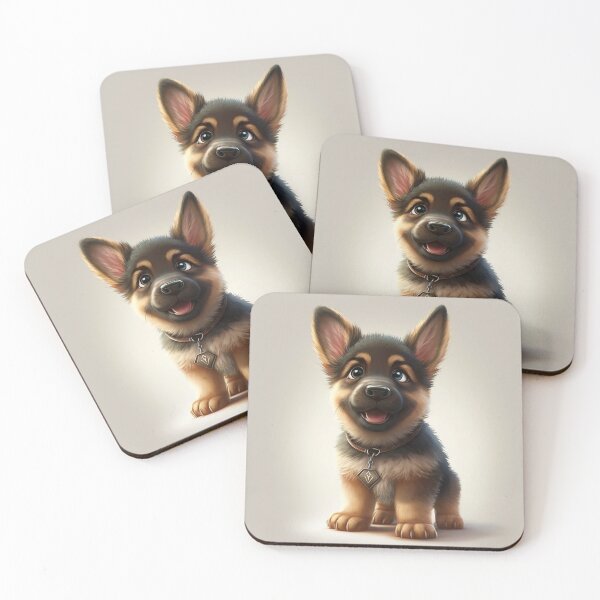 Item preview, Cute German Shepherd designed and sold by Krystian Maliszewski.