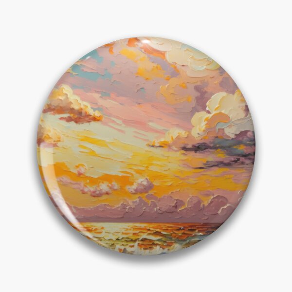 Artikelvorschau, Beach Waves Sky Impasto entworfen und verkauft von SoloSeal.