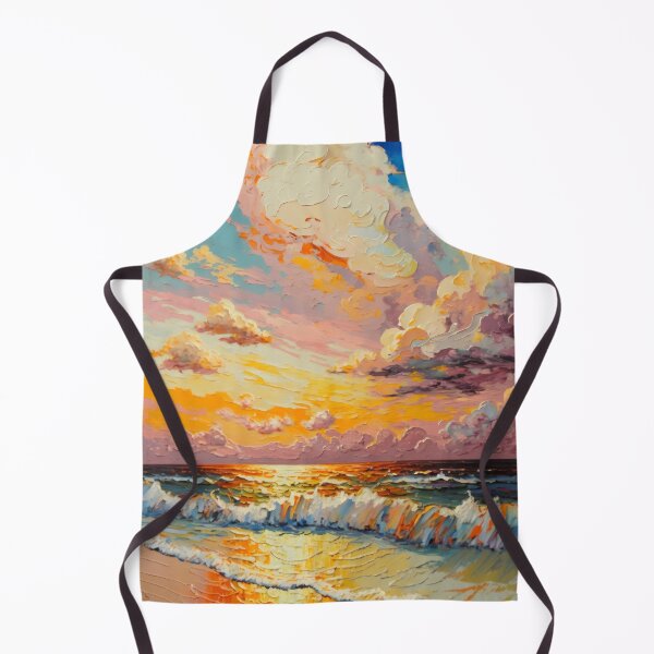Artikelvorschau, Beach Waves Sky Impasto entworfen und verkauft von SoloSeal.