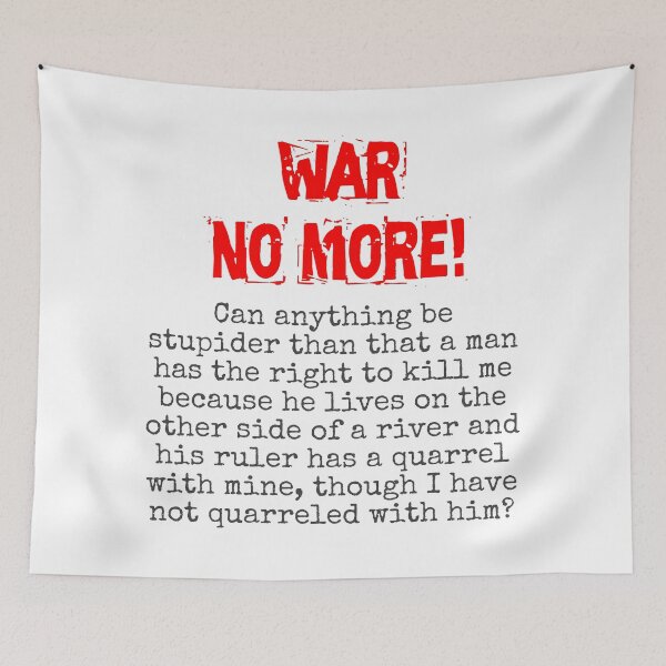 Item preview, Can Anything Be Stupider - Anti-War Quote designed and sold by CrankyOldDude.