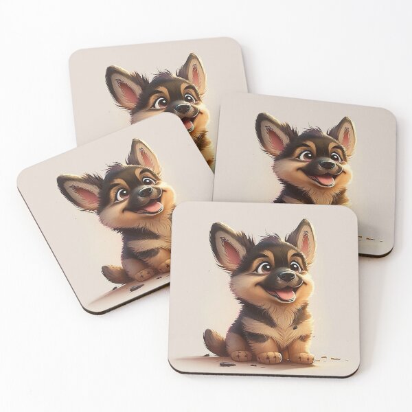 Item preview, Happy German Shepherd Puppy  designed and sold by Krystian Maliszewski.