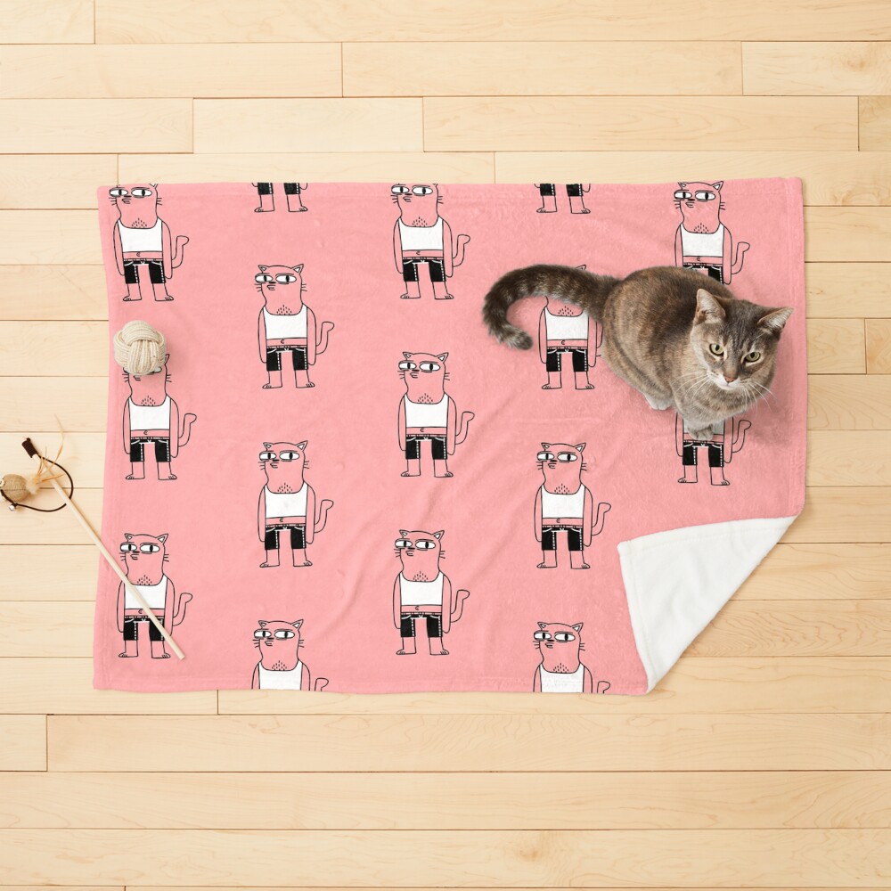 Vista previa del artículo con la obra «Manta para mascotas», diseñado y vendido por MrsSt0n3.