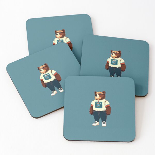 Item preview, Hipster Bear V1 designed and sold by HipsterAnimals.