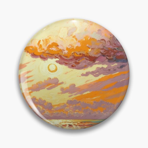 Artikelvorschau, Beach Waves Sky Impasto entworfen und verkauft von SoloSeal.