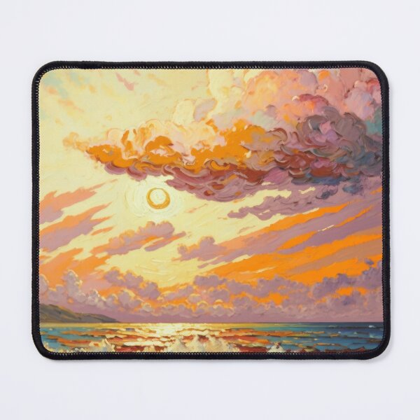 Artikelvorschau, Beach Waves Sky Impasto entworfen und verkauft von SoloSeal.