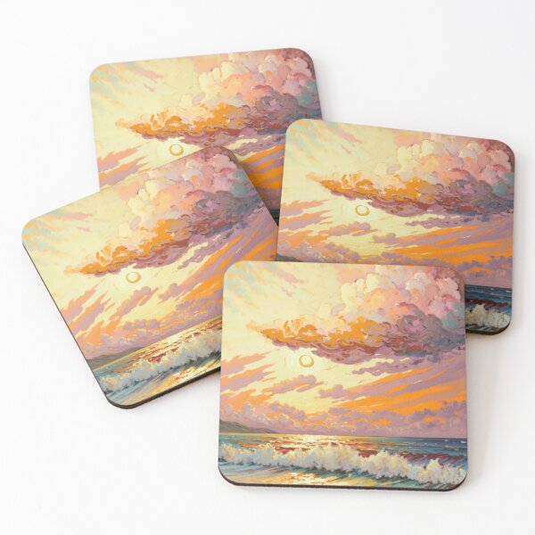 Artikelvorschau, Beach Waves Sky Impasto entworfen und verkauft von SoloSeal.