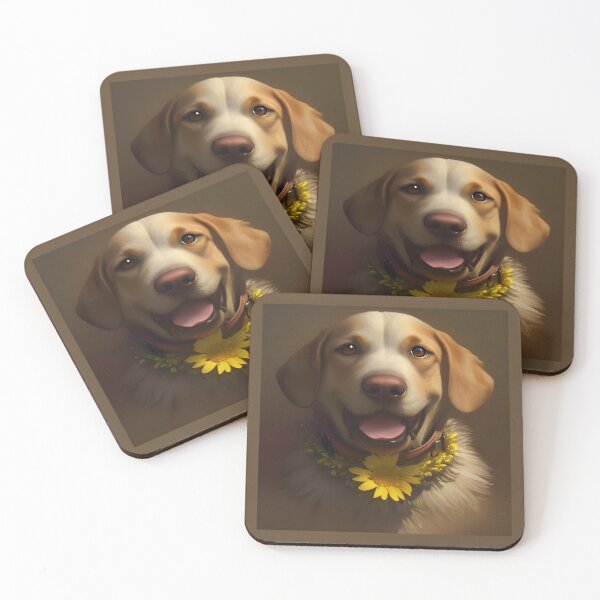 Item preview, dog In The Egg Flowers designed and sold by fatydesignspace.