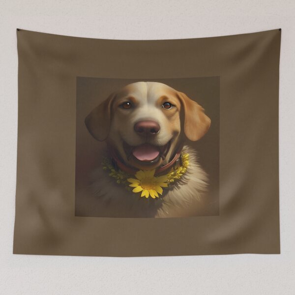 Item preview, dog In The Egg Flowers designed and sold by fatydesignspace.