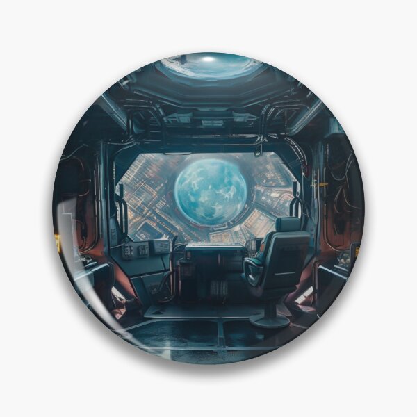 Item preview, Sci-Fi Fanatics Rejoice: Immerse Yourself in a World of Technology with Our Space Station Image designed and sold by CreationP.