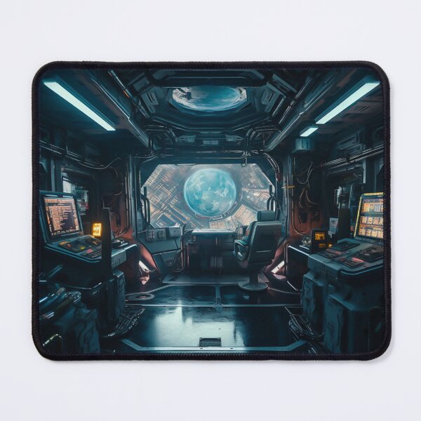 Item preview, Sci-Fi Fanatics Rejoice: Immerse Yourself in a World of Technology with Our Space Station Image designed and sold by CreationP.