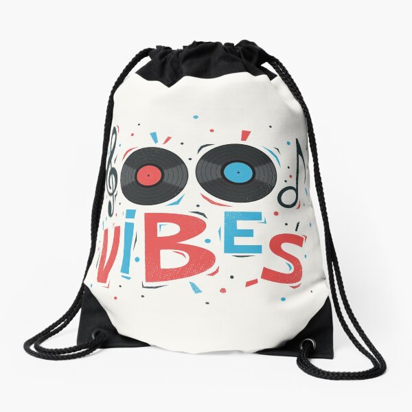 Good Vibes Drawstring Bag