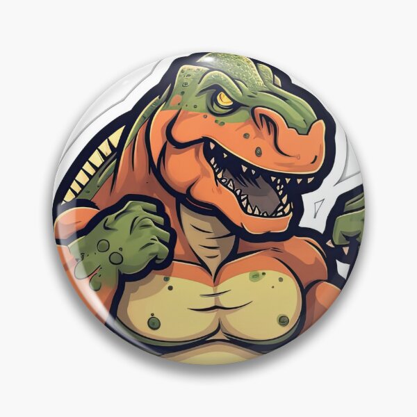 Item preview, Strong dinosaur bodybuilder designed and sold by myuglybackpack.