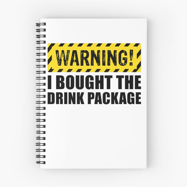 Item preview, Warning I Bought The Drink Package Funny Vacation Cruise Gear designed and sold by DynamicDesign.