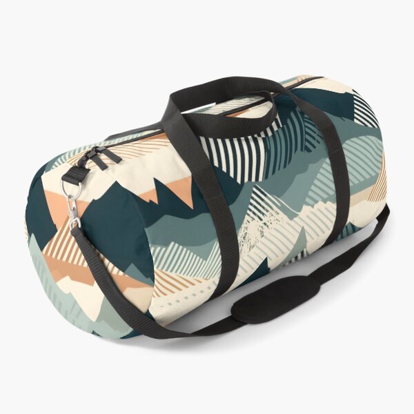 Item preview, Minimalistic boho mountain range pattern tile designed and sold by Kenneth Heiss.